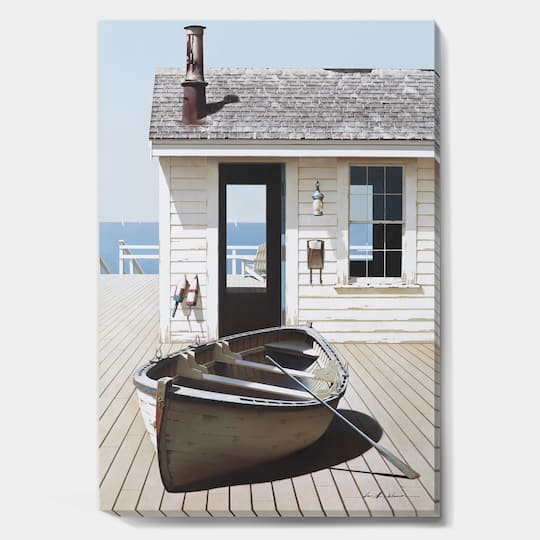Designart - Boat on the Dock